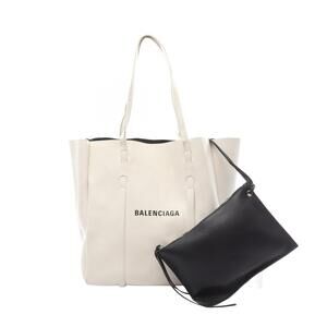 Balenciaga Tote Leather White